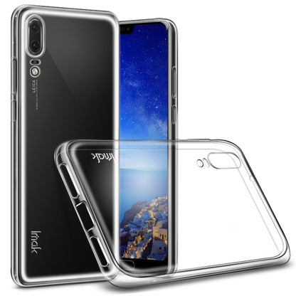 IMAK Stealth Case Clear 0.7mm TPU Back Shell + Screen Protector for Huawei P20