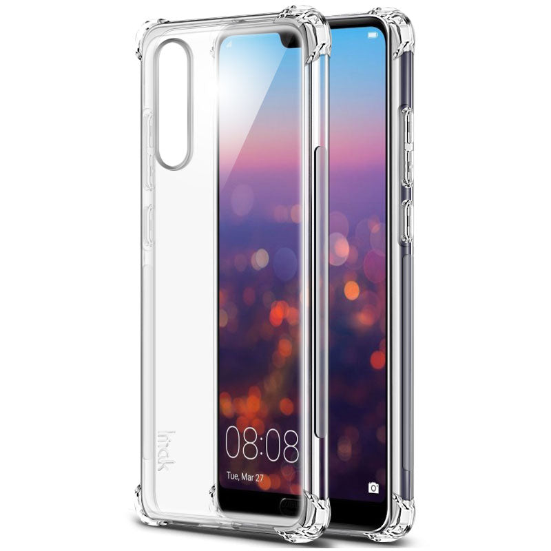 IMAK Skin Feel Anti-drop TPU Shell + Explosion-proof Screen Film for Huawei P20 Pro