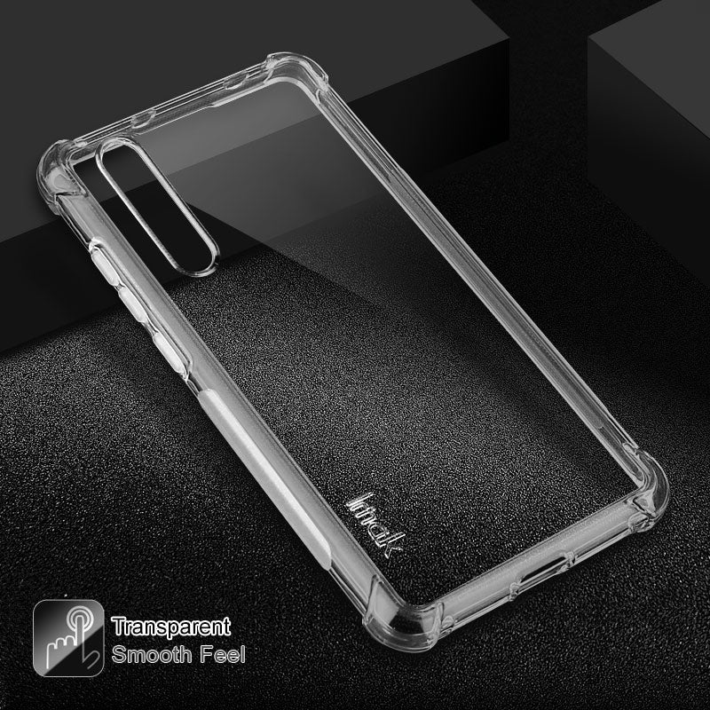 IMAK Skin Feel Anti-drop TPU Shell + Explosion-proof Screen Film for Huawei P20 Pro