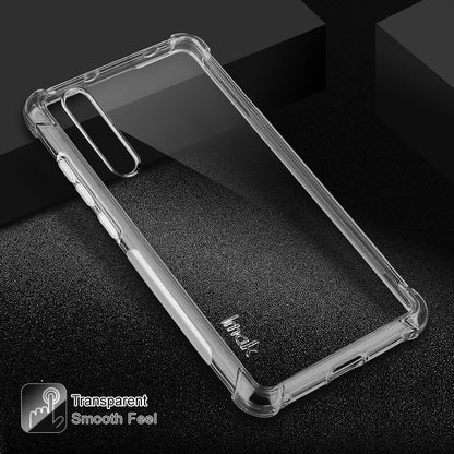 IMAK Skin Feel Anti-drop TPU Shell + Explosion-proof Screen Film for Huawei P20 Pro