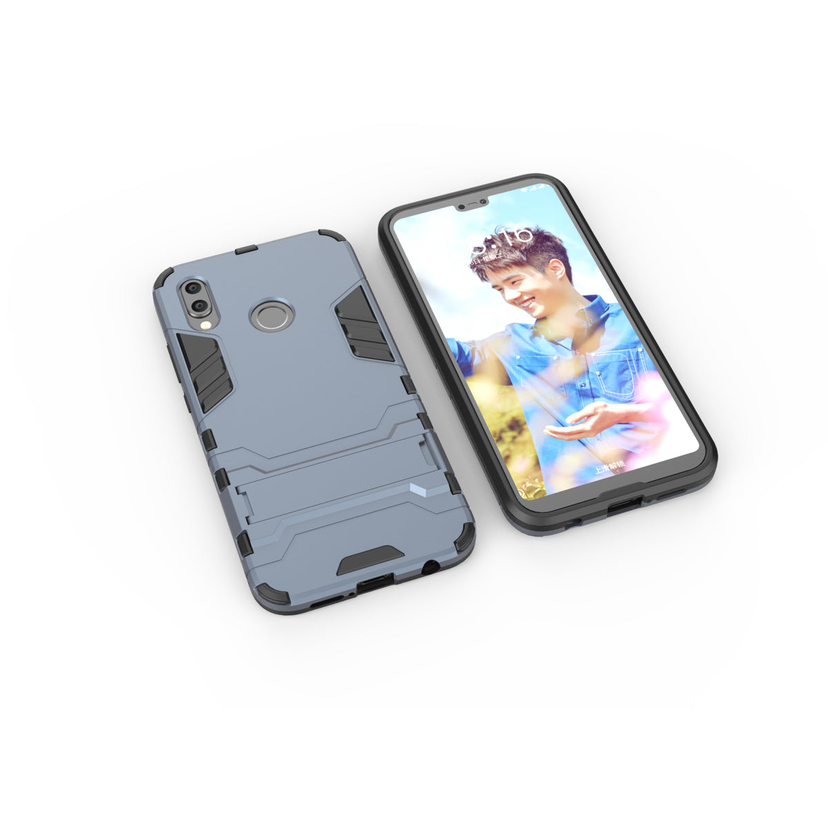 Cool Guard PC TPU Combo Mobile Casing with Kickstand for Huawei P20 Lite / Nova 3e (China)