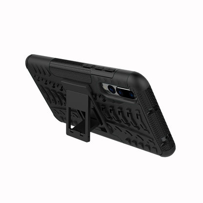 For Huawei P20 Pro Anti-slip PC + TPU Hybrid Case with Kickstand