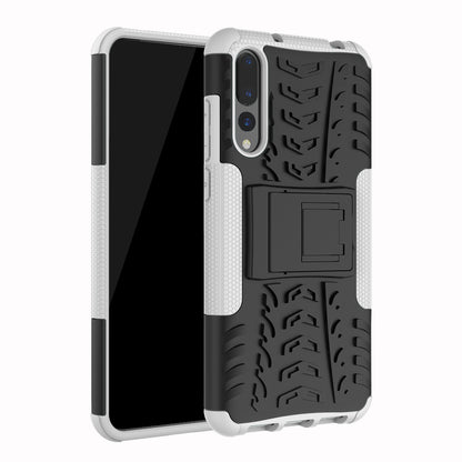 For Huawei P20 Pro Anti-slip PC + TPU Hybrid Case with Kickstand