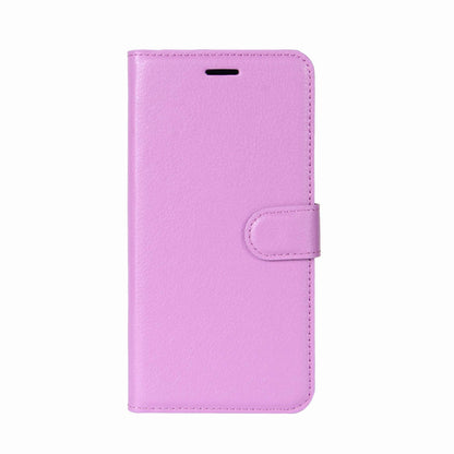 Litchi Skin Wallet Leather Stand Case for Huawei Y7 Prime (2018) / Honor 7C / Enjoy 8