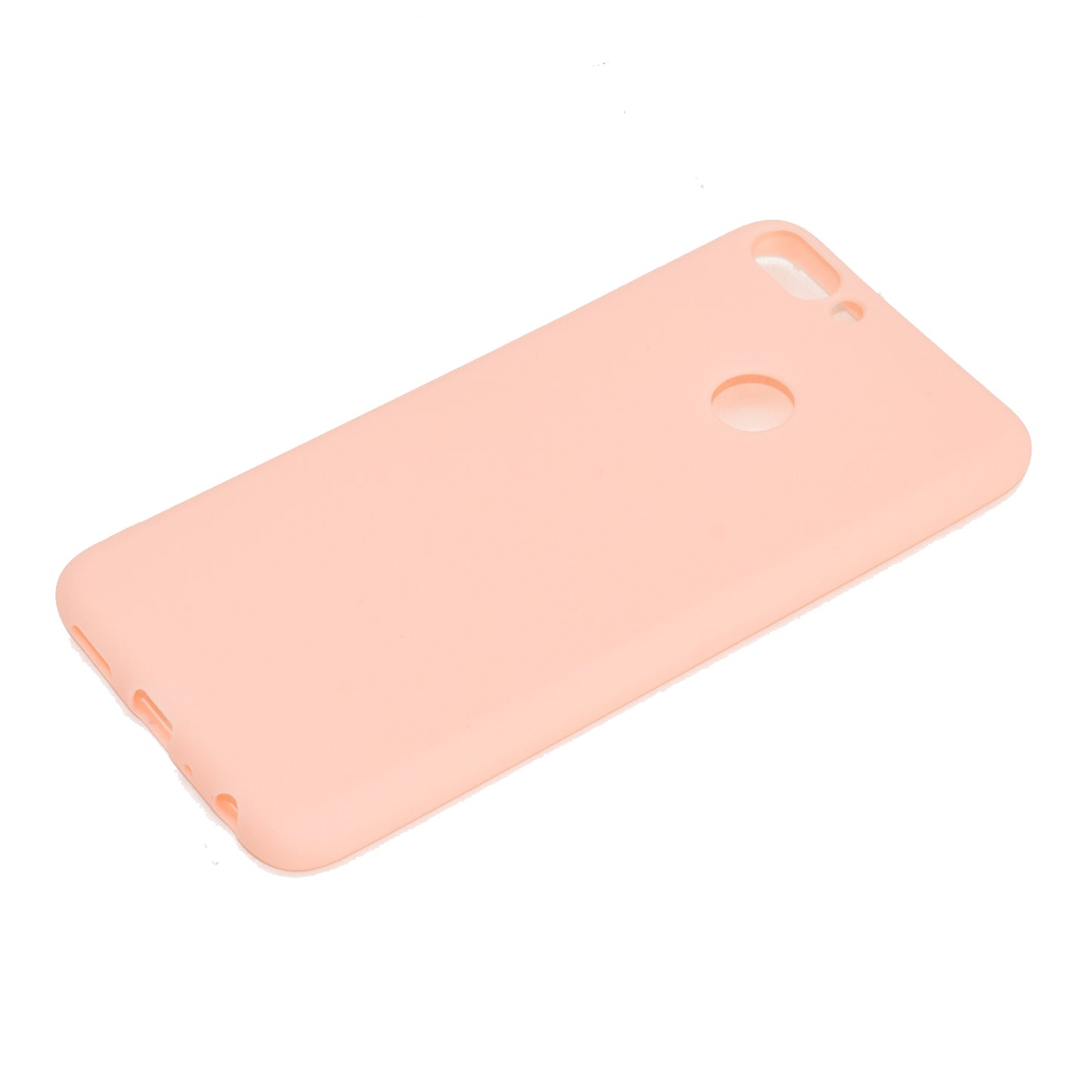 Solid Color Matte Soft TPU Case for Huawei P Smart / Enjoy 7S