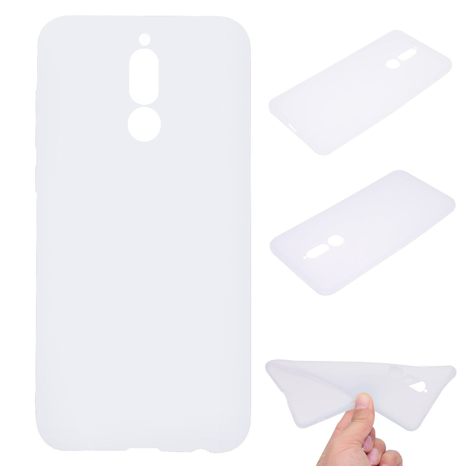 Soft TPU Back Case for Huawei Mate 10 Lite/nova 2i/Maimang 6/Honor 9i (India)