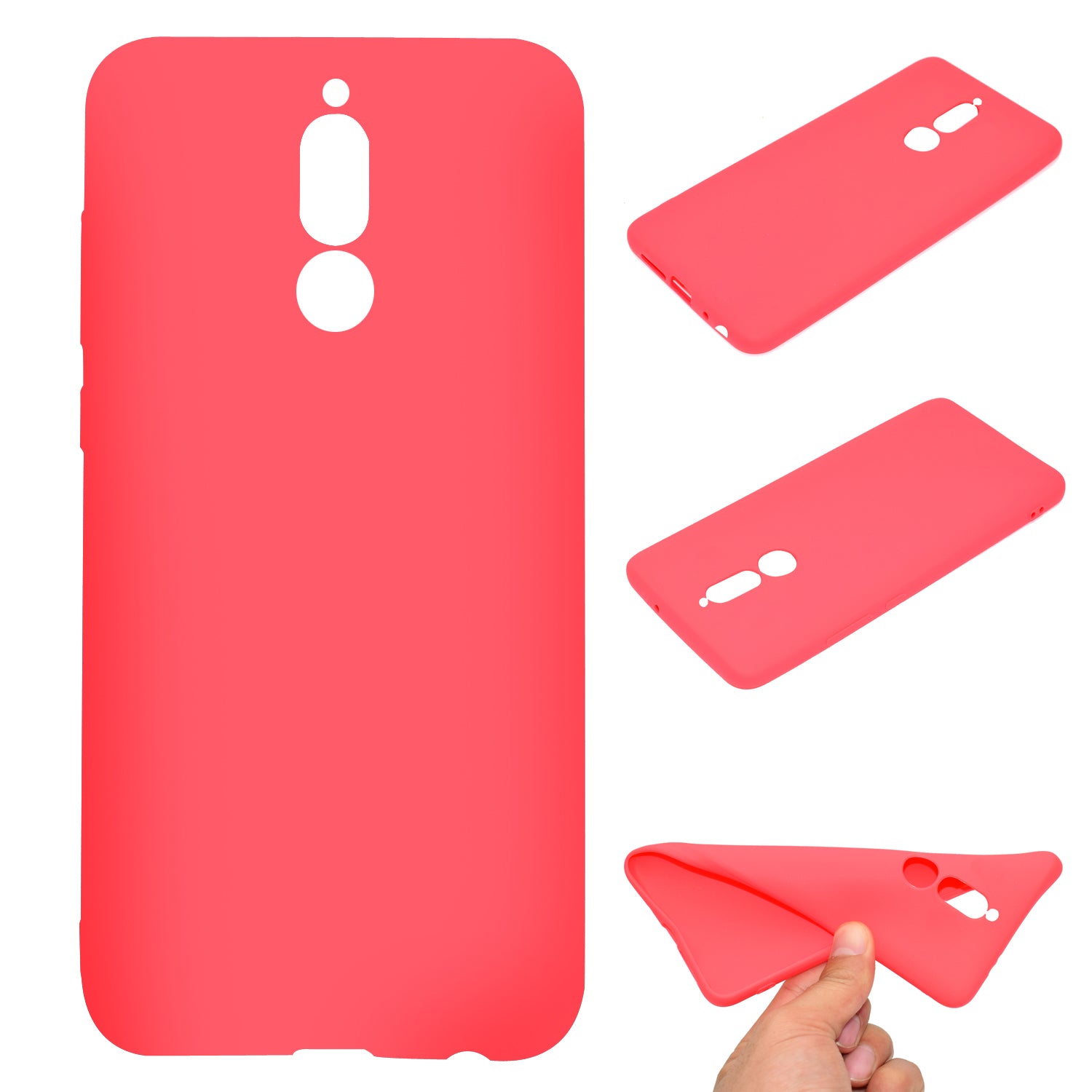 Soft TPU Back Case for Huawei Mate 10 Lite/nova 2i/Maimang 6/Honor 9i (India)