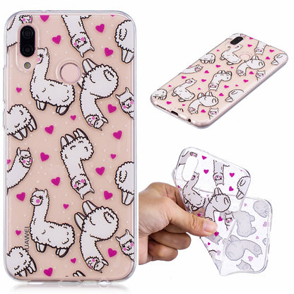 Pattern Printing TPU Back Case for Huawei P20 Lite / Nova 3e