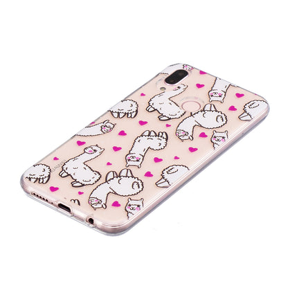 Pattern Printing TPU Back Case for Huawei P20 Lite / Nova 3e