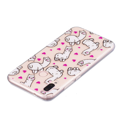 Pattern Printing TPU Back Case for Huawei P20 Lite / Nova 3e