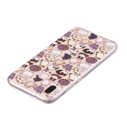 Pattern Printing TPU Back Case for Huawei P20 Lite / Nova 3e