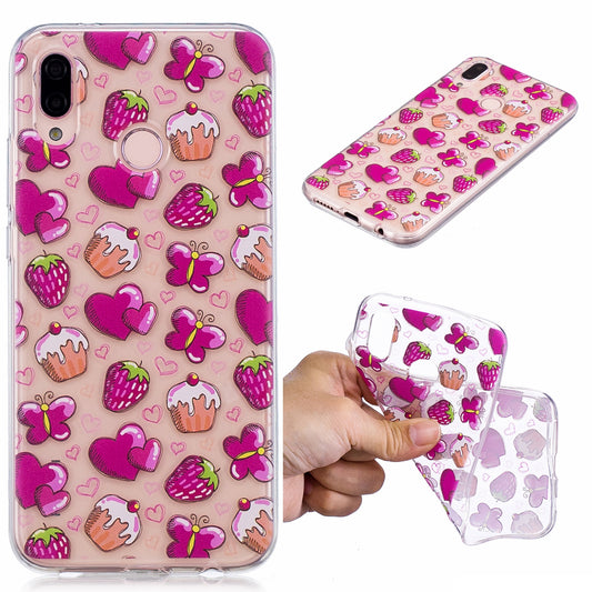 Pattern Printing TPU Back Case for Huawei P20 Lite / Nova 3e