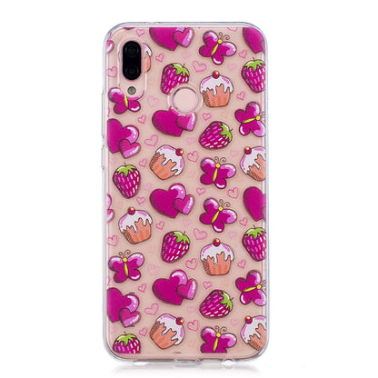 Pattern Printing TPU Back Case for Huawei P20 Lite / Nova 3e