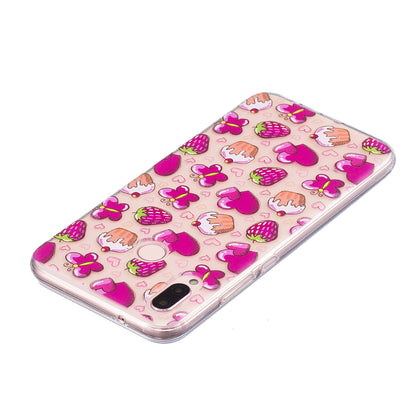 Pattern Printing TPU Back Case for Huawei P20 Lite / Nova 3e