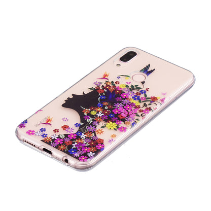 Pattern Printing TPU Back Case for Huawei P20 Lite / Nova 3e