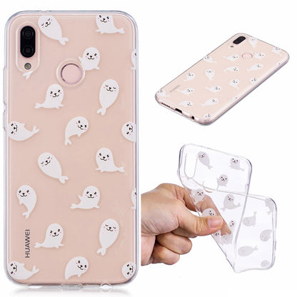 Pattern Printing TPU Back Case for Huawei P20 Lite / Nova 3e