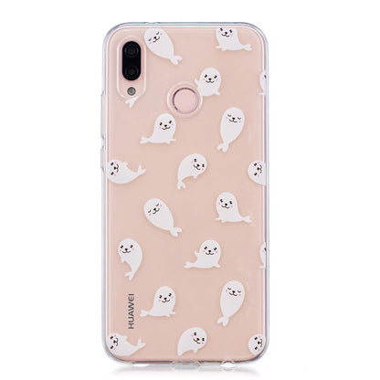 Pattern Printing TPU Back Case for Huawei P20 Lite / Nova 3e