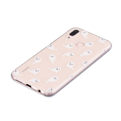 Pattern Printing TPU Back Case for Huawei P20 Lite / Nova 3e