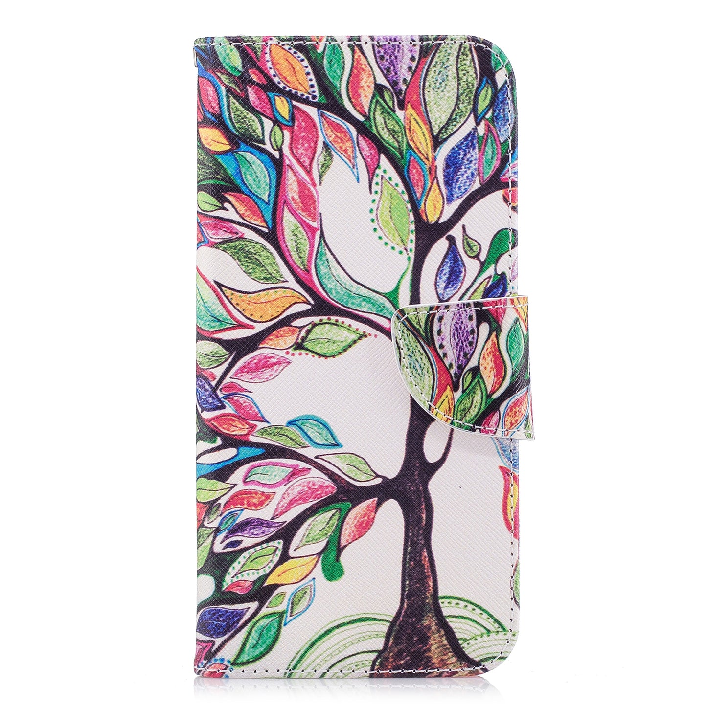 Pattern Printing PU Leather Wallet Stand Cover Case for Huawei P Smart/Enjoy 7S