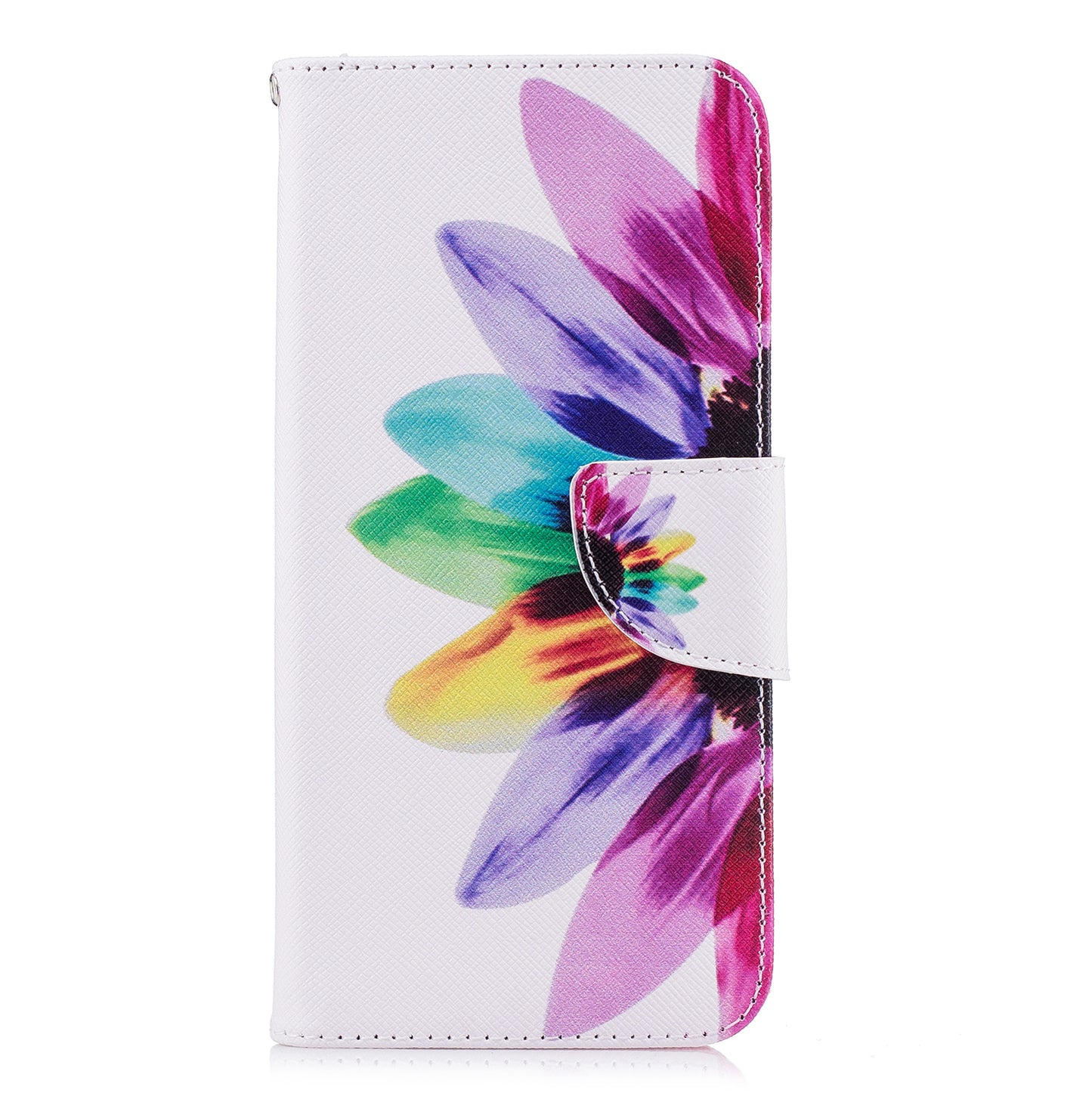 Pattern Printing PU Leather Wallet Stand Cover Case for Huawei P Smart/Enjoy 7S