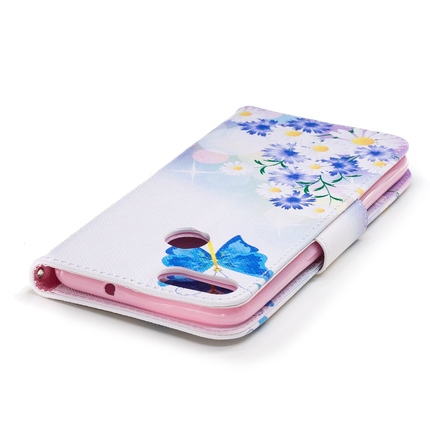 Pattern Printing PU Leather Wallet Stand Cover Case for Huawei P Smart/Enjoy 7S