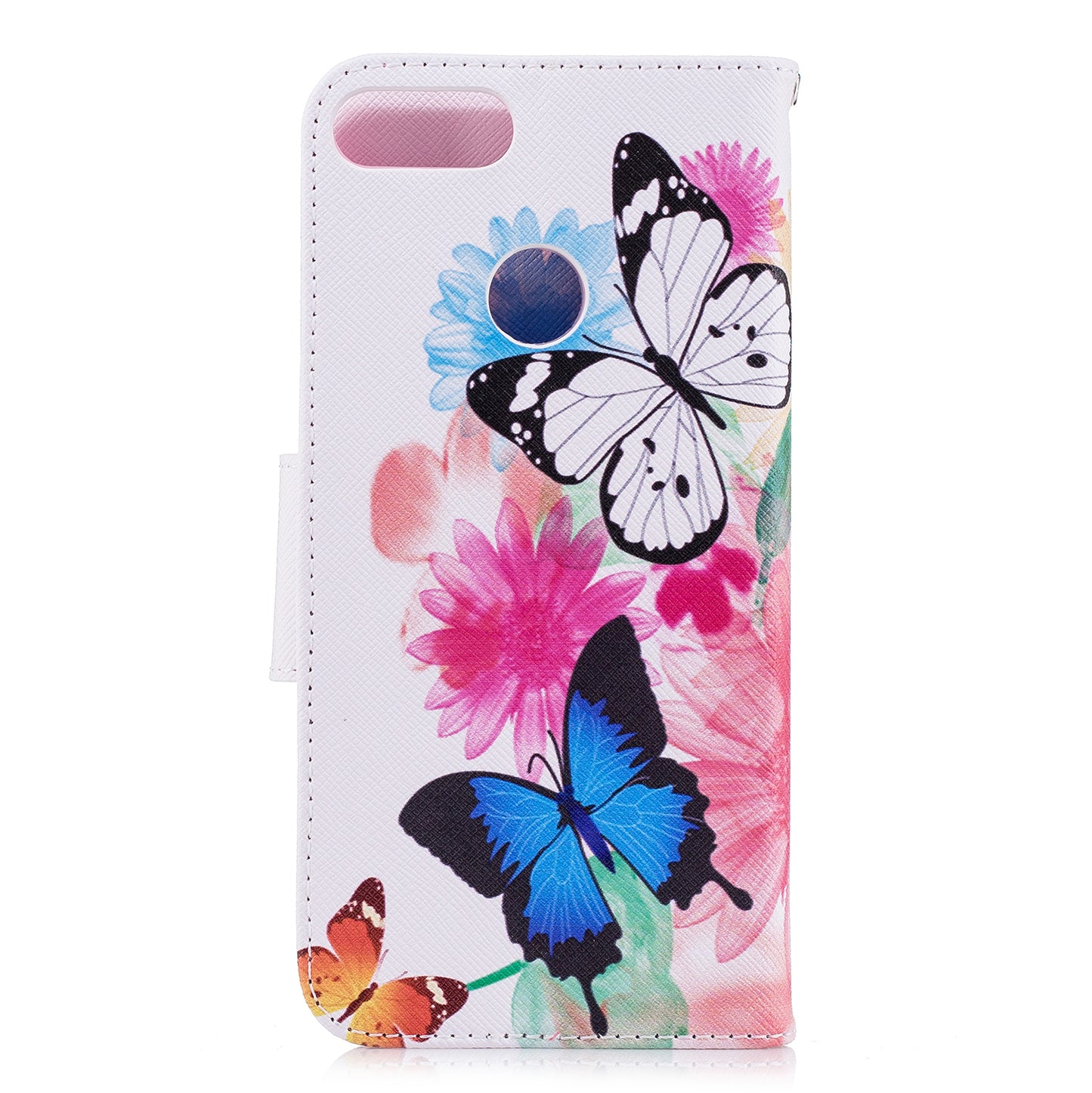 Pattern Printing PU Leather Wallet Stand Cover Case for Huawei P Smart/Enjoy 7S