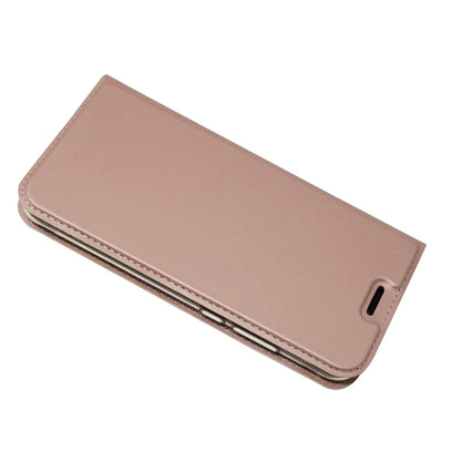 Auto-absorbed Stand Leather Card Holder Cellphone Case for Huawei P20 Lite / Nova 3e