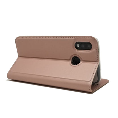 Auto-absorbed Stand Leather Card Holder Cellphone Case for Huawei P20 Lite / Nova 3e