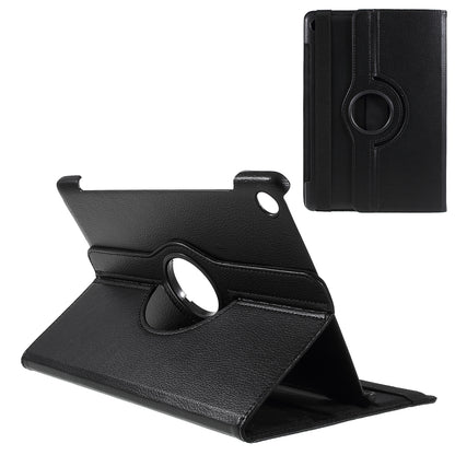 Litchi Skin Leather Case with Rotating Stand for Huawei MediaPad M5 10 / M5 10 (Pro)