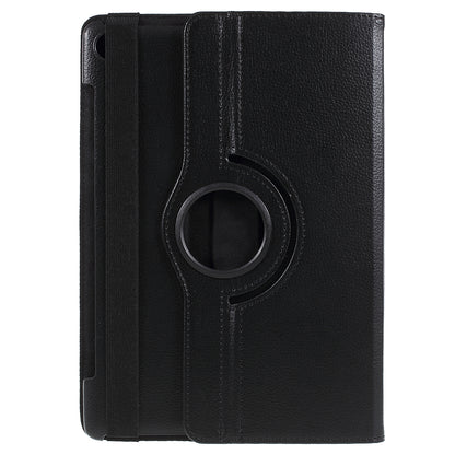 Litchi Skin Leather Case with Rotating Stand for Huawei MediaPad M5 10 / M5 10 (Pro)