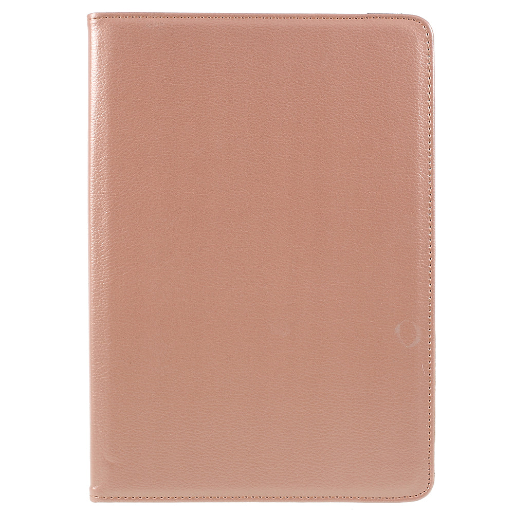 Litchi Skin Leather Case with Rotating Stand for Huawei MediaPad M5 10 / M5 10 (Pro)