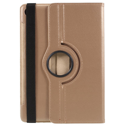 Litchi Skin Leather Case with Rotating Stand for Huawei MediaPad M5 10 / M5 10 (Pro)