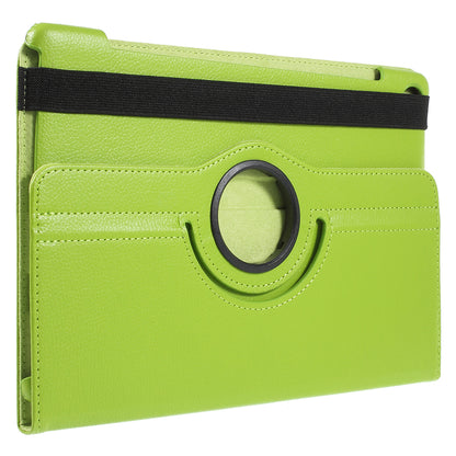 Litchi Skin Leather Case with Rotating Stand for Huawei MediaPad M5 10 / M5 10 (Pro)