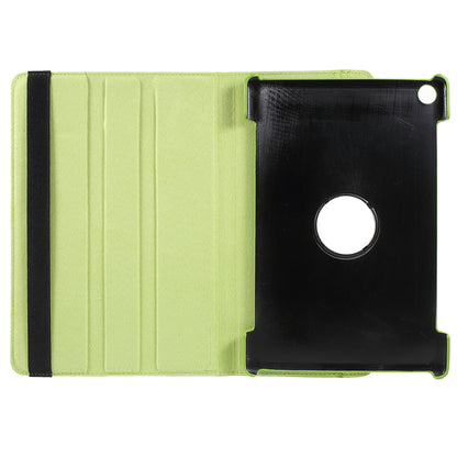 Litchi Skin Leather Case with Rotating Stand for Huawei MediaPad M5 10 / M5 10 (Pro)