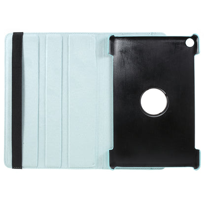 Litchi Skin Leather Case with Rotating Stand for Huawei MediaPad M5 10 / M5 10 (Pro)