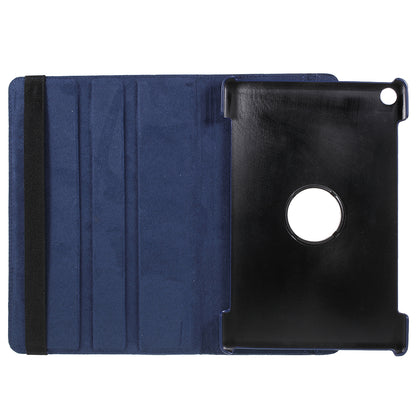 Litchi Skin Leather Case with Rotating Stand for Huawei MediaPad M5 10 / M5 10 (Pro)