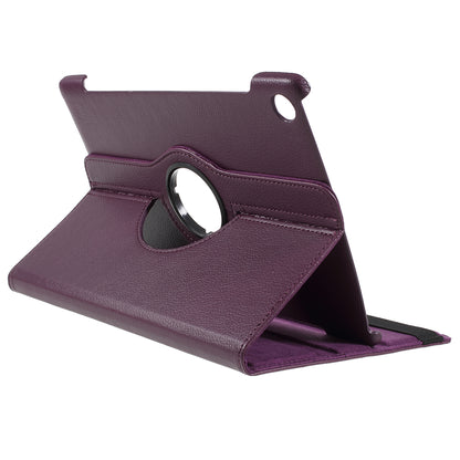 Litchi Skin Leather Case with Rotating Stand for Huawei MediaPad M5 10 / M5 10 (Pro)