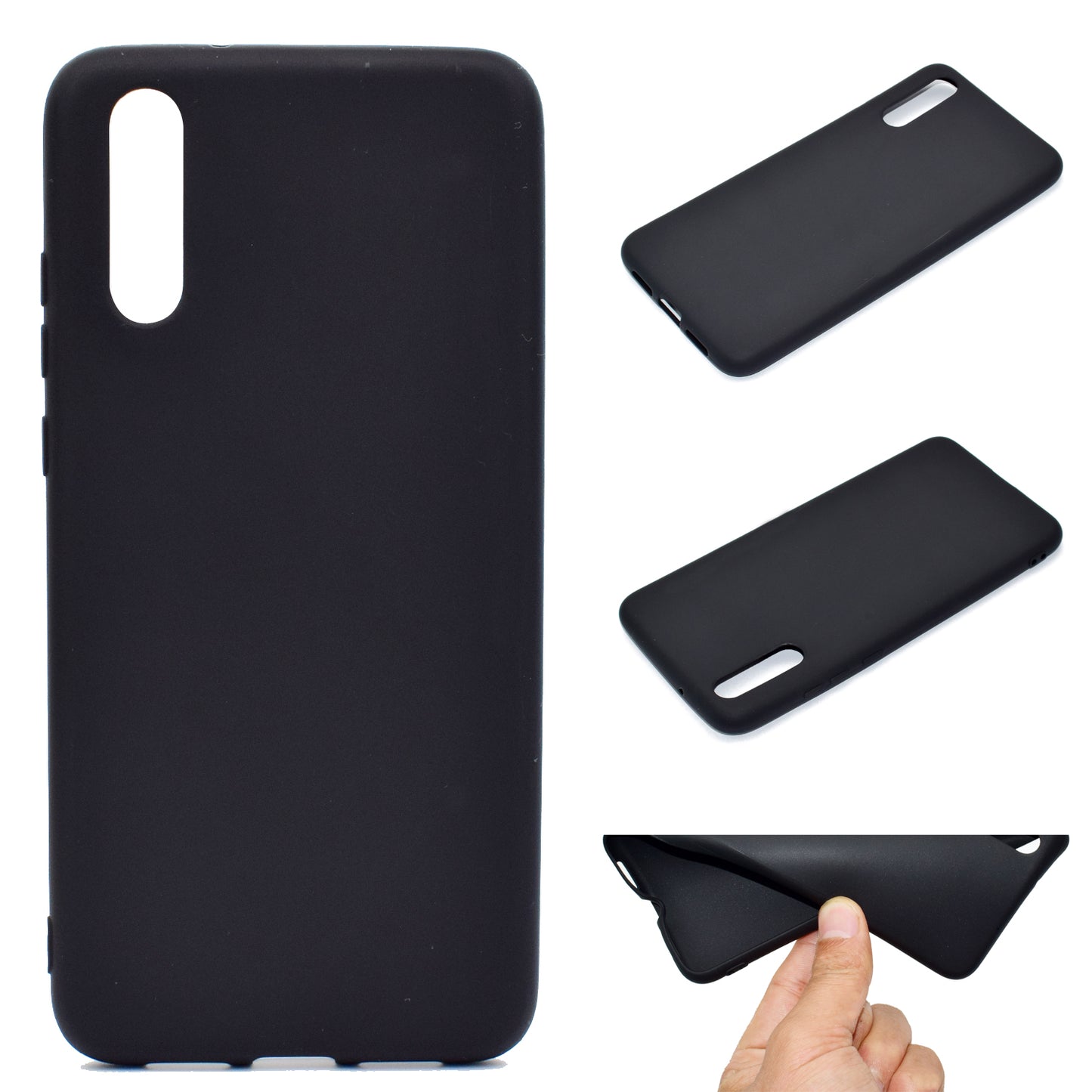 For Huawei P20 Solid Color Frosted Soft TPU Phone Case