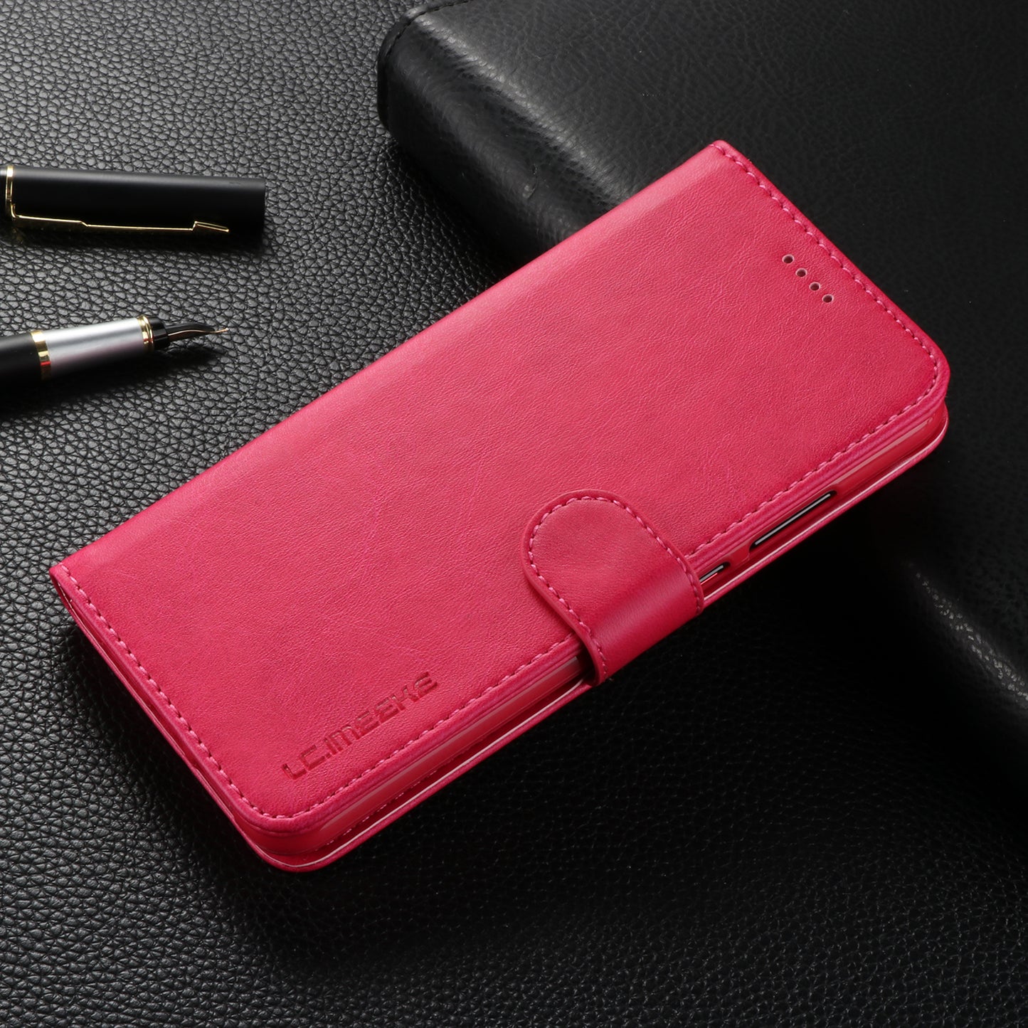 LC.IMEEKE Wallet Stand Leather Protective Case for Huawei P20