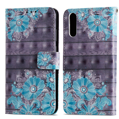 Pattern Printing Wallet Leather Phone Case with Stand for Huawei P20