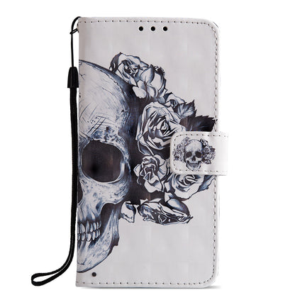 Pattern Printing Wallet Leather Phone Case with Stand for Huawei P20