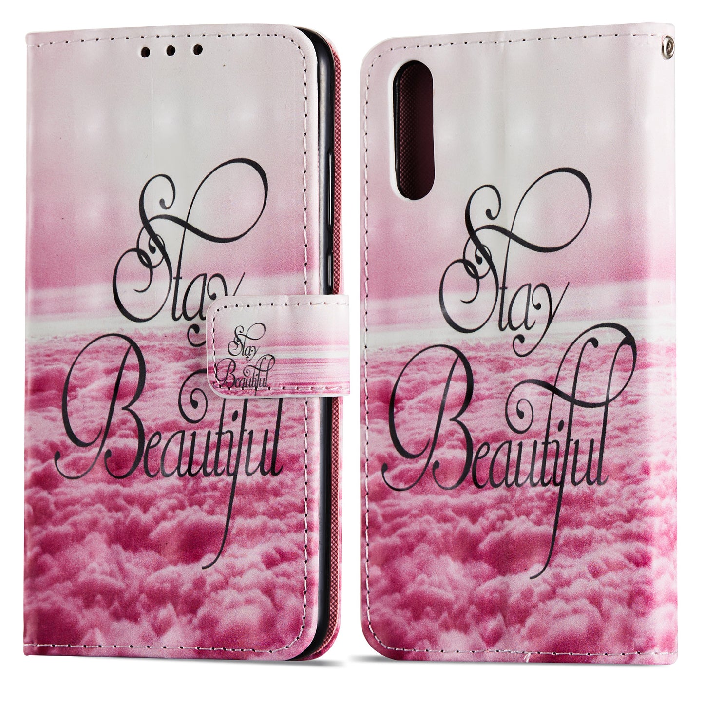 Pattern Printing Wallet Leather Phone Case with Stand for Huawei P20