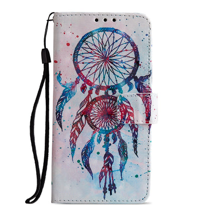 Pattern Printing Wallet Leather Phone Case with Stand for Huawei P20