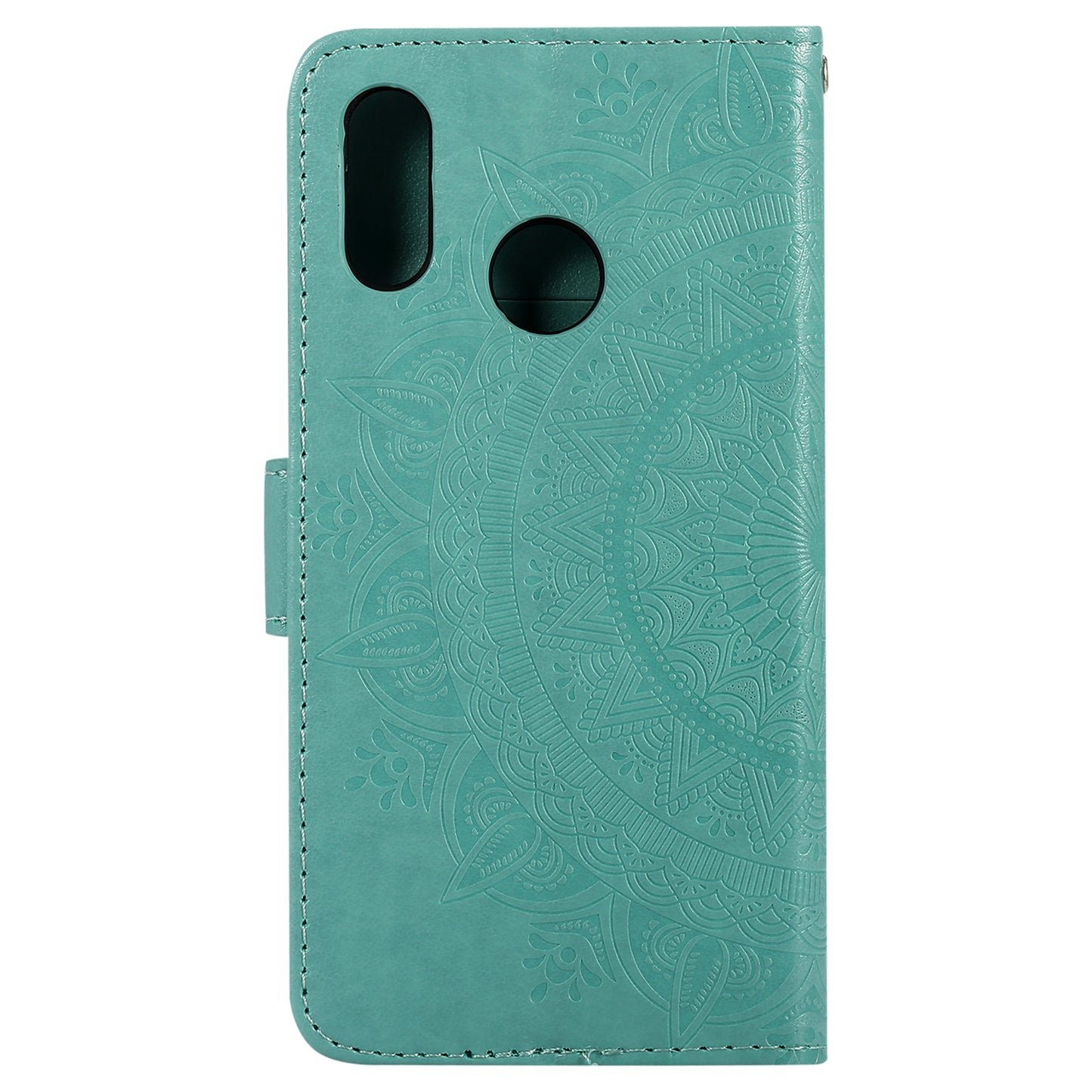 Imprinted Mandala Pattern PU Leather Wallet Stand Cover Case for Huawei P20 Lite / Nova 3e