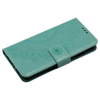 Imprinted Mandala Pattern PU Leather Wallet Stand Cover Case for Huawei P20 Lite / Nova 3e