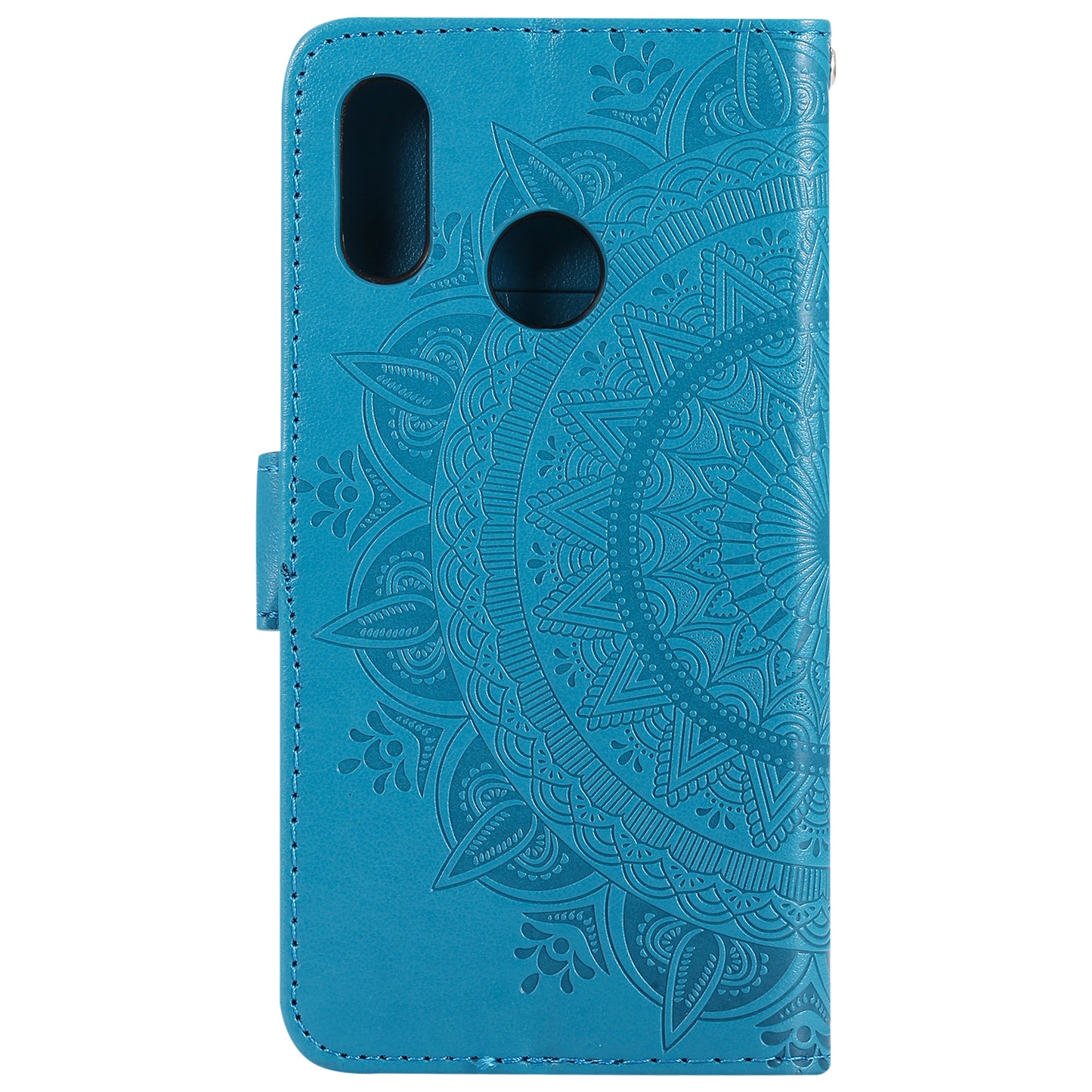 Imprinted Mandala Pattern PU Leather Wallet Stand Cover Case for Huawei P20 Lite / Nova 3e