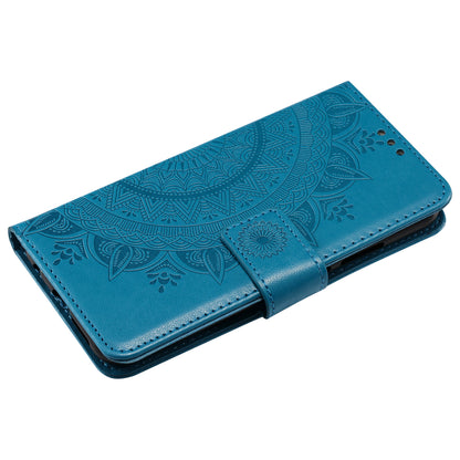 Imprinted Mandala Pattern PU Leather Wallet Stand Cover Case for Huawei P20 Lite / Nova 3e