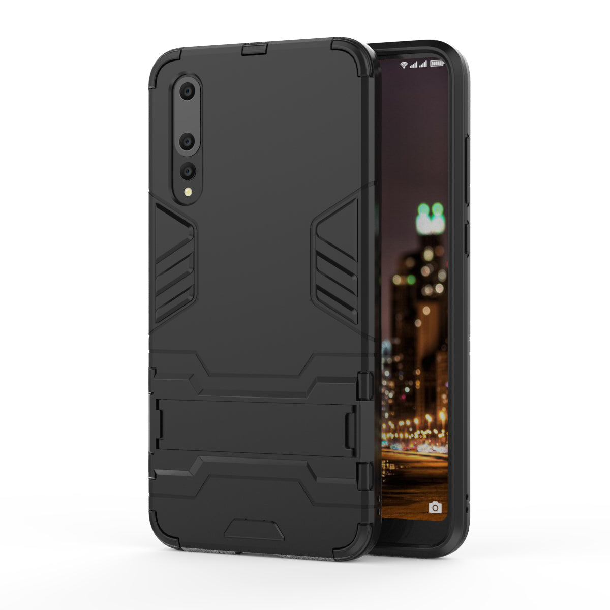 Cool Guard PC TPU Combo Mobile Casing with Kickstand for Huawei P20 Pro