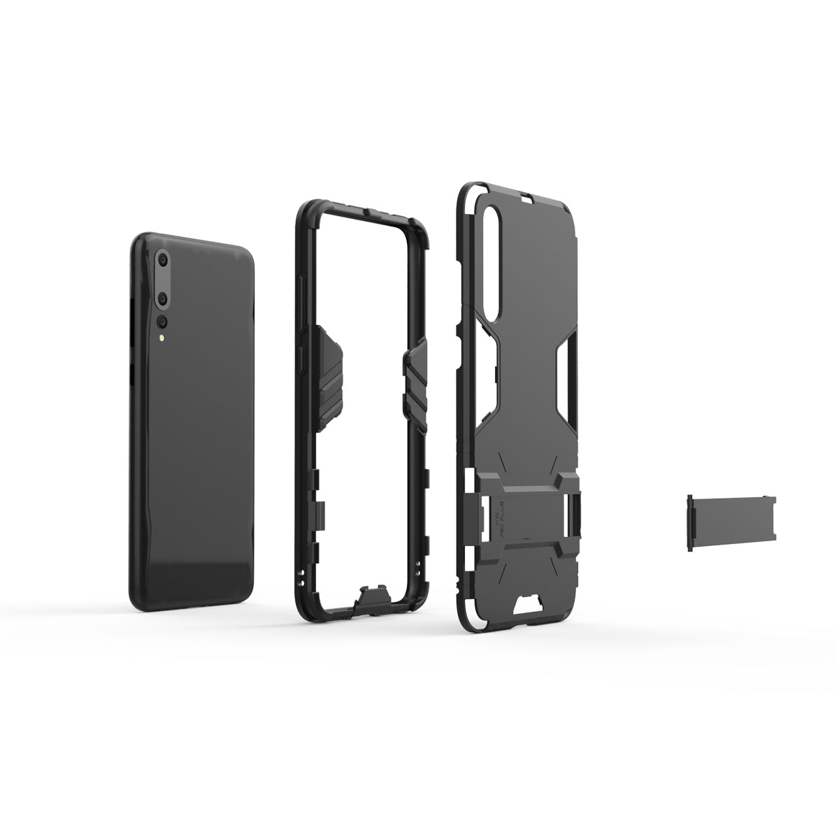 Cool Guard PC TPU Combo Mobile Casing with Kickstand for Huawei P20 Pro