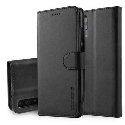 LC.IMEEKE Wallet Leather Stand Case for Huawei P20 Pro Dual Sided Magnetic Clasp Cover Case